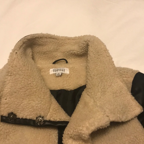 Barneys NEWORK teddy coat faux fur/shearling - Picture 5 of 8